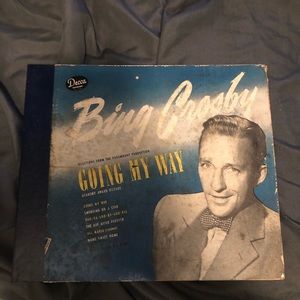 Vintage bing crosby collectible vinyl